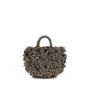 Ibeliv Women Coral Raffia Handbag